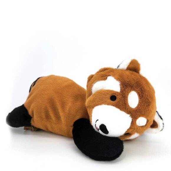 SPOOKYVILLE CRITTERS - Red Panda Furry Plush Backpack - Picture 2 of 7